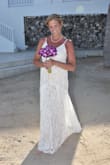 This dress was absolutely gorgeous for our 25th anniversary and renewing our vows on the beach in Jamaica this past week. It fit perfect and I got so many compliments! Thank you!! - Maureen C.