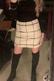 Super cute skirt, perfect for fall/winter. Cute with or without tights, very warm! Got a ton of compliments! - Caelyn H.