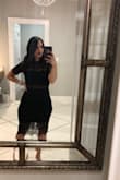Ordered a small and medium in this dress last minute for a wedding, and the small fit perfectly!! Thank goodness for Lulus free returns, it makes it so much easier to do that! I love how elegant yet sexy this dress is, and received compliments all night long. - Elizabeth S.