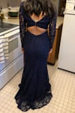 Love this dress. I thought I was not going to like it because it was all lace but it ended up looking really nice. I especially loved the long sleeves. - Caley L.