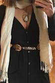 Great item for layering! I also do button it up and wear as a dress with belt, and even though the material is lightweight it is not see through! Perfect spring item! - Calli W.