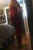 I ordered a M. I really like this but it's a little tight in the thigh/hips region. Fits great in the top - I re ordered the large so I'll see if that's a better fit... hope so because I really like it! - Mackenzie W.