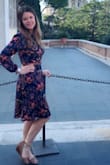 Ok- get it hemmed. It's way prettier!!! Just a few inches and you're good! Pair with a nice tan sandal and a belt and you're all set! It was perfect for the Italy portion or my Euro trip!!! Love love love love!!! - JENNIFER C.