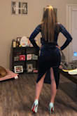 I love love love this dress... true to size! Highly recommend. - Victoria