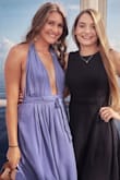 Love the dress, I got so many compliments on the color and the style both on my Instagram pictures and in person! Definitely recommend! The material does wrinkle easy so make sure it is always hung up on a hanger....however it's very easy to iron as well. - Erica