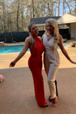Absolutely loved this jump suit had to hem because of my height but other than that it was perfect! - Shelby S.