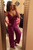 This was absolutely incredible and so so fun to wear for my birthday! I received compliments all night long and stood out in a sea of LBDs. The best part...it's so incredibly comfortable! Like wearing jammies! Lots of room to dance and eat :) 100% recommend if you want to feel like the sparkly belle of the ball/glitter queen! - Serena M.