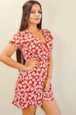 Beautiful dress. I love the color since it looks exactly same as the picture. I usually wear small but small was out of stock so got medium and it still looks great. - Anu G.
