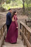 I absolutely loved this dress! I wore it for my engagement picture shoot and it was perfect! The dress was long enough for me to wear 4 inch heels. The lace was really nice and did not feel cheap! Would definitely recommend! - Amanda J.