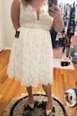What I love about Lulus is that their dresses feel so quality. This one is especially gorgeous! It fits well. I was worried being a DD, but I feel secure! I'll be wearing this to my bridal shower and can't wait. - Sandra S.