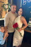 This dress fits perfectly, got so many complements on my bridal shower. The only problem I had was when I started twerking the back part ripped. But I guess that was my fault lol, beautiful dress. - Stefanie M.