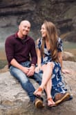 This dress was perfect for my engagement shoot! It flows beautifully. It was a few inches long with sandals, but heels would make it perfect. It was a little difficult to get shots with my leg out, but that just means you won't be flashing anyone wearing it normally because it stays closed well. It's a great dress! - Kelsey H.