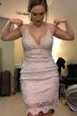I absolutely love this dress! It makes me feel incredibly sexy without being too skimpy. It is made very well, with thick material. There is not a huge need for spanx or a bra, but I plan on wearing pasties and spanx for extra coverage. I have large hips, so it's a little tight in that area, but fits perfectly everywhere else! - Savannah W.