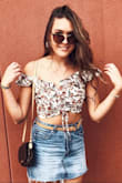 I love this top! Perfect fit! Love the colors and how light it is! Super comfortable and perfect top for the summer! - Erica