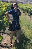 Felt great in this sassy little wrap dress! - Megan J.