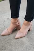 Fit was just right, and color is true to model photos. High quality, soft materials, and thick block heel makes them very comfy to walk around in :) - Michelle H.