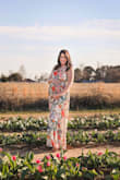 So I fell in love with this dress and couldn't wait until I wasn't pregnant. I thought, heck let's give it a go for my maternity pics. I ordered a large when I was typically a small/medium. I love how it looked and fit! Perfect! - Lyndsay M.