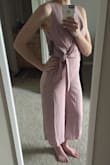 This is so cute! I cannot wait to wear it! I originally ordered a size small, but returned it for an xs because the fit was a little big for my waist and chest. So happy with it! Definitely would recommend! - Kassie B.