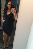Perfect dress for someone who's petite. I often have a problem finding cute dresses but this fit perfectly, from the length to the adjustable straps. Wore a sticky bra with it because the back scoops. Got a lot of compliments. - Lauren R.