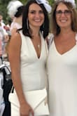 This jumpsuit is so beautiful, great quality, such a good buy for the price. The material is nice and thick, not see-through, and appears more expensive. I did not wear a bra with this, just some petals. My ONLY complaint is that its suuuuuuper long. Definitely needed it hemmed even with heels. - LAUREN R.
