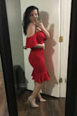 Love the way it fits all around! It hugs my curves but still comfortable to dance the night away! - Semra M.