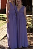 I loved the color and fit of the dress. Only thing is I had to alter the straps and the length with me being petite. Taller girls should have no problem! - Ryann D.