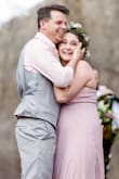 I loved this dress! It was perfect for our small wedding. It fit me perfectly and I felt so beautiful! Thank you! - Katrina W.