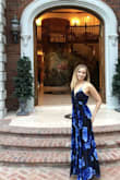 This dress was perfect for a formal wedding.
The colors are vibrant, and the material was soft.
The strings in the back make this perfect if your a little on the smaller bust side as myself.
The dress is very long, I had to have about 4 inches hemmed off the bottom to wear with my 4 inch heels - I'm about 5 foot, 5'1 on a good day lol. I have a petite frame.
I would highly recommend!! - Jessica R.