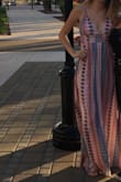 This dress is super comfortable and perfect length. Definitely need to wear a bralette underneath because the material is a little loose so you can see inside. other than that I love it. - Jordan P.