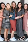 Super light and easy to throw on and dress up or down. Love the color!! I'm a teacher so the length is great for school. However, it does show sweat easily if you're really hot... better for fall and spring maybe?

Wore it for my birthday dinner with a jean jacket! - Brooke H.