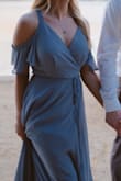 I wore this dress for my engagement pictures and I love it! The only thing I had a problem with was the length being a little long and the top kept coming down a bit but it is a beautiful dress for twirling! - Becca K.