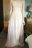 I ordered this for prom in a medium because that's the size I am in everything. Fits so good. It is long though, so I will have to get that altered, but not a problem at all! - Cara D.