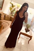 This dress was a perfect fit. Hugs in all the right places. For a tall girl even the length worked out with small blocked heels. Wore to a wedding and received so many compliments. Very happy with this dress! - Jeanette B.