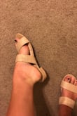 These shoes are super cute and versatile. Can be dressed up or down! I am almost always a 7.5 but got these in an 8.5 and they fit so order up! An 8 would also probably have fit me. - Annabelle A.
