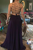 Very cute dress. A little long but that is to be expected. Rather have it long than short. Brought to a seamstress to get hemmed and add cups for extra support. Can be a little difficult to get in and out of though. Over all super cute dress, can't wait to wear at it to my friend's wedding in a few weeks! - Bree C.