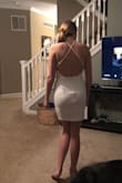 I'm using this as my grad dress. I bought the white and I'm so happy with it! I can never find a tighter dress that fits because they are all so short on me but this one is a great length! I wouldn't say it fits perfectly necessarily because my boobs have a lot of room in there, but it's nothing some sticky adhesives can't fix! :) - Izzy B.