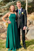 The dress fit me so well and was so comfortable! The length was perfect with heels and the strappy back was really fun and unique. I loved the look of the dress and the secure-ness of it as well. :) - Haley M.