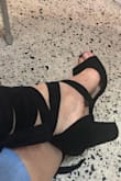 I usually wear a size 9 or 91/2. This is a size 9, and it fit perfectly. - Arelys G.