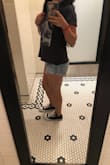 These are my first Levis, and I'm in love! I've tried on 501s before and they always make my bottom look flat and the leg opening would be too big. These fit perfectly! I'm normally a 25/26 and ordered a 26. They're a tad snug but will keep. - Alyssa S.