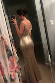 It fits like a glove! Perfect on me! I thought it may have been too short because I'm 5'9" and very slim, but a small fit me great! It made my booty pop! I couldn't have asked for anything better. :) - Allie A.