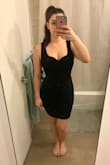 This dress is lightweight and so flattering! The neckline adds a little extra femininity and the dress as a whole isn't too tight. I'm planning to wear it to a wedding. :) - Leah Z.