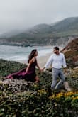 I used this dress is photos for my engagement shoot, and it was PERFECT. It was light enough to walk around in for a long time, but was not sheer in any way. I couldn't have asked for a better dress. - Sarah G.