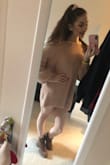 This was super cute and warm, fancy yet casual, perfect for Valentine's Day!! Was comfortable and didn't have to worry about it moving or anything of the sort. A little bit short if you're not comfortable with that but not too much!! - Mary C.