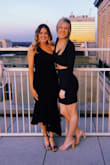 I wore this for law school prom (similar to a sorority formal) and absolutely loved it! I got so many compliments and it flattered all the right places. I have long legs, a smaller chest, and a small but nice booty and it really helped me to work the assets. Was easy to dance in and even after I got pretty warm it didn't show my sweat or anything. Absolutely recommend for anyone looking for a sexy but comfy fit!! - Dani K.