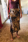This skirt is perfect for summer, so soft and light. Leopard print never goes out of style. My legs are really short so they hit right above my ankle, would probably look better a little shorter but I'm happy with it and may shorten it later on. - Jasmine C.