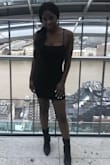 This Lulus dress is comfortable and has a nice thick material with a slip beneath it! It doesn't ride up. The only thing I'd change is I'd get it smaller if I bought the same dress as I like mine super tight but the size I got fit great anyway! - Latavia A.