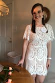 This dress is officially my new favorite dress! I wore it for my bridal shower and I got so many compliments! It's really comfortable and so flattering. I will continue wearing this all spring! - Laura D.