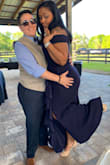 Omg...I received so many compliments when I wore this dress. It fit like a glove and was thick enough to hide my pudge. It made me feel elegant. I had to get the length hemmed though bc it was so long. I'm so glad I purchased this dress. Wore it to a wedding. :) - Christina P.