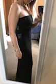 I would normally have ordered a Medium, but I'm 4ish months pregnant and thought it may be wise to order a size up. It's a little roomy in the bust, but is very flattering and comfortable. - Mary C.