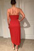 This dress fit so well on my body... which is not a common thing due to my athletic wide shoulders. The fabric is a little thin (definitely need to iron it), but I think this would definitely be a great summer option. I only returned the dress because I picked something else for a wedding I am going to. - Katrina E.